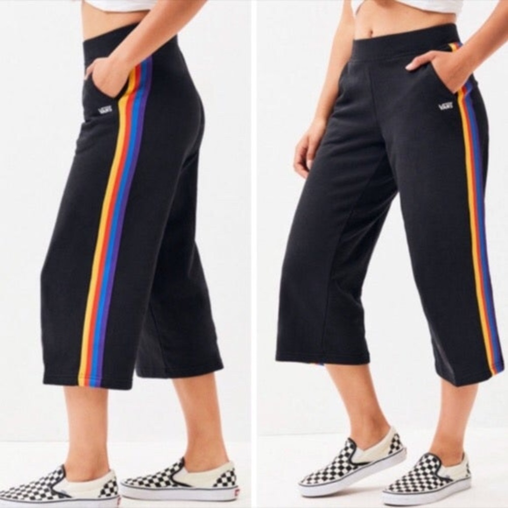Vans Rainee cropped wide leg joggers